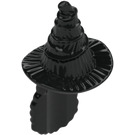 LEGO Black Long Curly Hair with Black Witch Hat (6570)