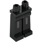 LEGO Schwarz Lang Minifigur Beine mit Weiß Quadrate (99131 / 104236)