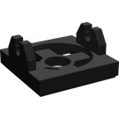 LEGO Schwarz Magnet Halter Fliese 2 x 2 (Undetermined)