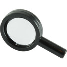 LEGO Black Magnifying Glass with Thin Frame (30152 / 90463)