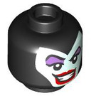 LEGO Black Maleficent Minifigure Head (Recessed Solid Stud) (3274 / 104084)