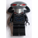 LEGO Schwarz Manta mit Silber Helm  Minifigur