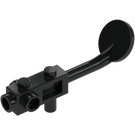 LEGO Noir Métal Detector sans Tenon Supérieur (28814 / 93106)