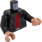 LEGO Schwarz Michael Knight Minifig Torso (973 / 76382)