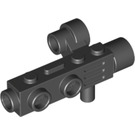 LEGO Zwart Minifig Camera met Kant Sight (4360)