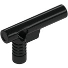 LEGO Black Minifig Hose Nozzle with Side String Hole without Grooves (60849)