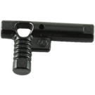LEGO Black Minifig Hose Nozzle with Side String Hole without Grooves (60849)