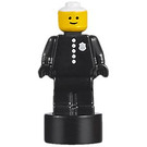 LEGO Schwarz Minifig Statuette mit Policeman Dekoration (12685)