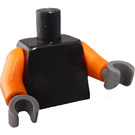 LEGO Zwart Minifiguur Torso (973)