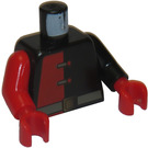 LEGO Noir Minifigurine Torse (973 / 73403)