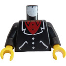 LEGO Czarny Minifigurka Tułów (973 / 73403)