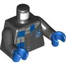 LEGO Zwart Minifig Torso (973 / 76382)