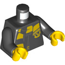 LEGO Zwart Minifiguur Torso (973 / 76382)