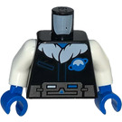 LEGO Zwart Minifig Torso met Ice Planet Jacket