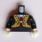 LEGO Black Minifig Torso with Lace Outfit (973)