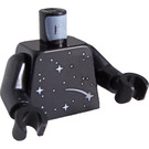 LEGO Noir Minifig Torse avec Stars (973)