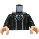 LEGO Zwart Minifig Torso met Tom Riddle Coat (973)
