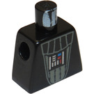 LEGO Svart Minifigur Overkropp uten armer med Darth Vader Grey (973)