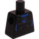 LEGO Schwarz Minifig Torso ohne Arme mit Wetsuit (973)