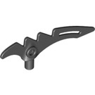 LEGO Black Minifig Weapon Crescent Blade Serrated (98141)