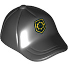 LEGO Black Minifigure Baseball Cap with SWAT Decoration (93219)