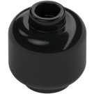 LEGO Black Minifigure Head (Recessed Solid Stud) (3274 / 3626)