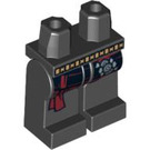 LEGO Noir Minifigure Hanches et jambes avec Courroie, Sash et Buckles (3815 / 88611)