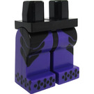 LEGO Noir Minifigurine Hanches et jambes avec Noir Côtés et Toes (3815)