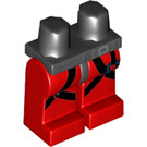 LEGO Zwart Minifigure Heupen en benen met Climbing Harness (3815 / 14555)