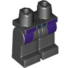 LEGO Schwarz Minifigure Hüften und Beine mit Dekoration (3815 / 24706)