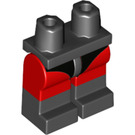LEGO Noir Minifigure Hanches et jambes avec Décoration (3815 / 38448)