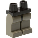 LEGO Noir Minifigurine Les hanches avec Dark Gris Jambes (3815 / 73200)