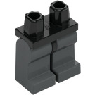 LEGO Schwarz Minifigur Hüften mit Dark Stone Grau Beine (73200 / 88584)