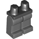 LEGO Schwarz Minifigure Hüften mit Dark Stone Grau Beine (73200 / 88584)