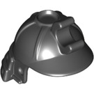 LEGO Schwarz Minifigure Samurai Helm mit Horizontaler Clip (65037 / 98128)