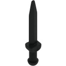 LEGO Black Minifigure Short Sword with Thick Crossguard (18034)