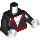 LEGO Zwart Morbius Minifig Torso (973 / 76382)