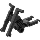 LEGO Black Motorcycle Chassis with Long Fairing Mounts (50859)