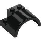 LEGO Black Mudguard Brick 3 x 4 x 1.3 (1846)