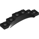 LEGO Noir Garde-boue assiette 1 x 6 avec Bord (4925 / 62361)