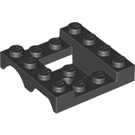 LEGO Schwarz Kotflügel Fahrzeug Base 4 x 4 x 1.3 (24151)