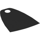 LEGO Black Narrow Cape with Hole (10555 / 98097)