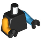 LEGO Zwart NED-B Minifig Torso (973 / 76382)