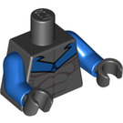 LEGO Schwarz Nightwing Torso (973 / 76382)