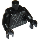 LEGO Black Ninja Torso (973 / 88585)