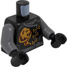 LEGO Zwart Ninjago Skybound Cole Torso (973)