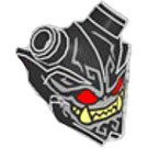LEGO Black Oni Visor with Mask with Red Eyes (35636 / 99236)