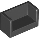 LEGO Black Panel 1 x 2 x 1 with Closed Corners (23969 / 35391)