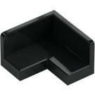 LEGO Black Panel 1 x 2 x 2 Corner with Rounded Corners (31959 / 91501)