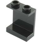 LEGO Negro Panel 1 x 2 x 2 sin soportes laterales, espigas huecas (4864 / 6268)